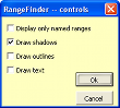 RangeFinder's display options.